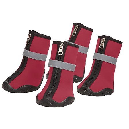 PETPALACE Therma Pet Neoprene Boots, Red - Extra Small PE2640871